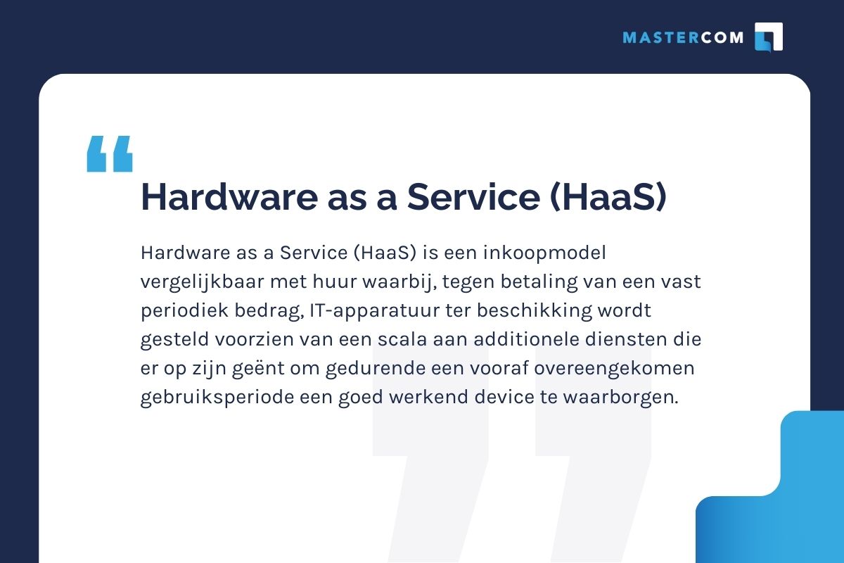 Wat is Hardware as a Service HaaS