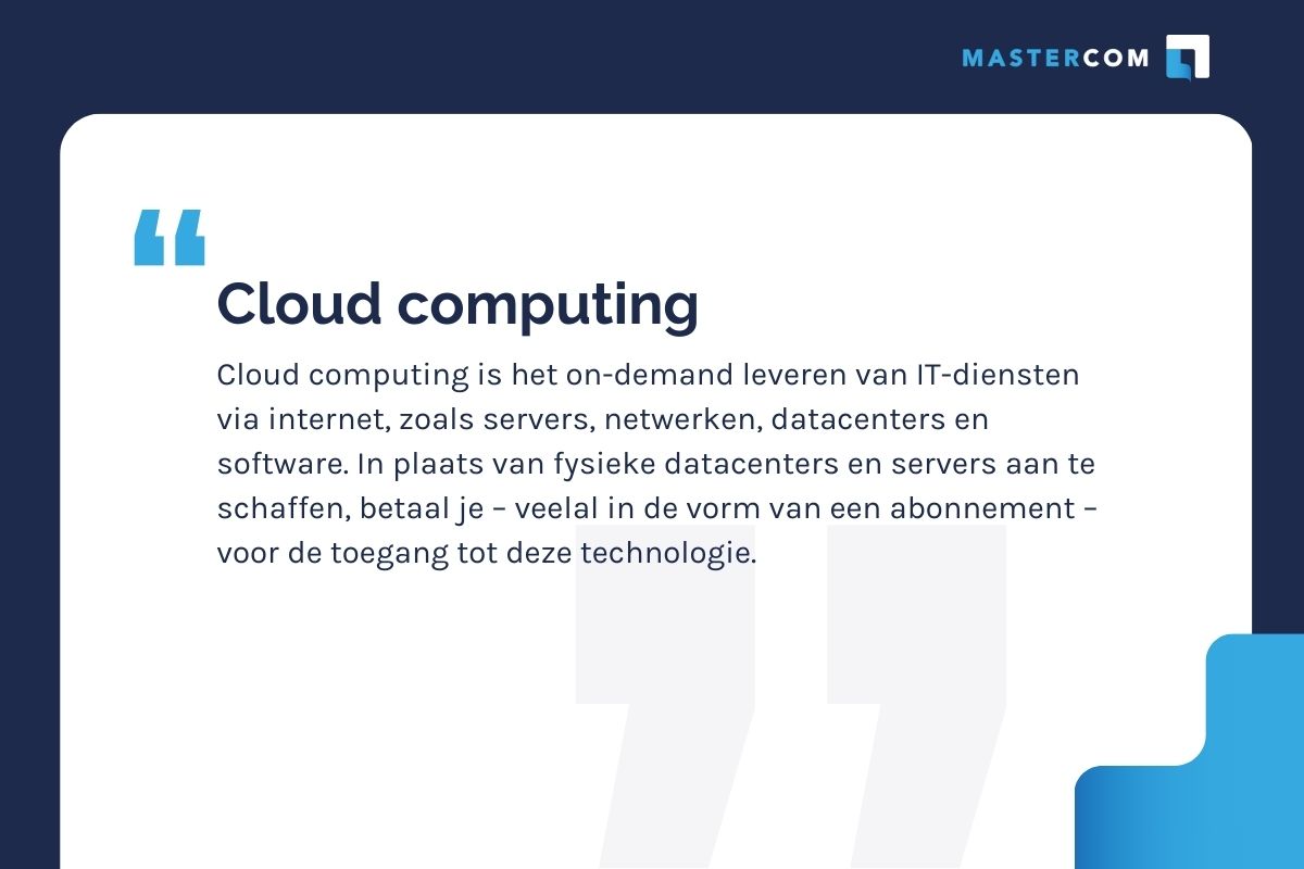 Wat is cloud computing
