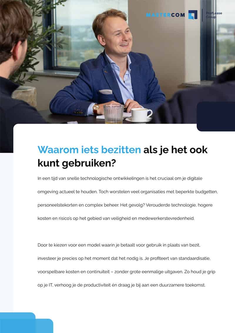 Van bezit naar gebruik AV en IT